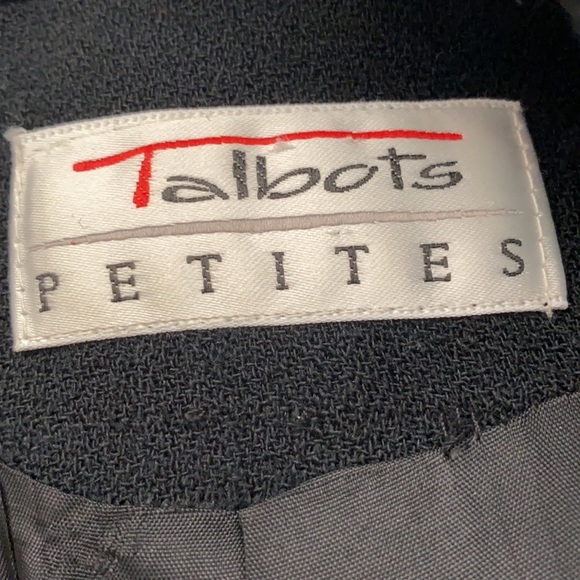 🎈Sale🎈Vintage Talbots Wool Blazer With Shoulder Pads - Picture 6 of 8